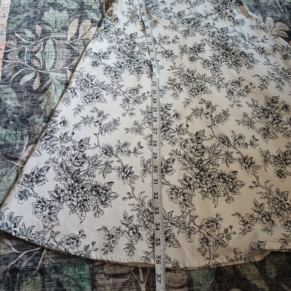 Vintage Studio Y Y2K Strapless Dress 9/10 Floral Drop Waist Coquette Romantic - Picture 12 of 12